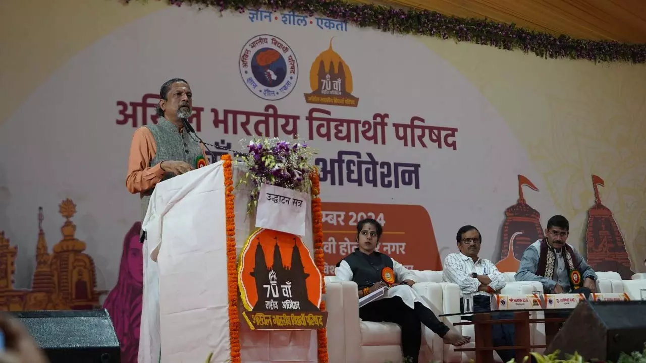 Sridhar Vembu says at ABVP national convention - Without economic strength, religion will not be complete