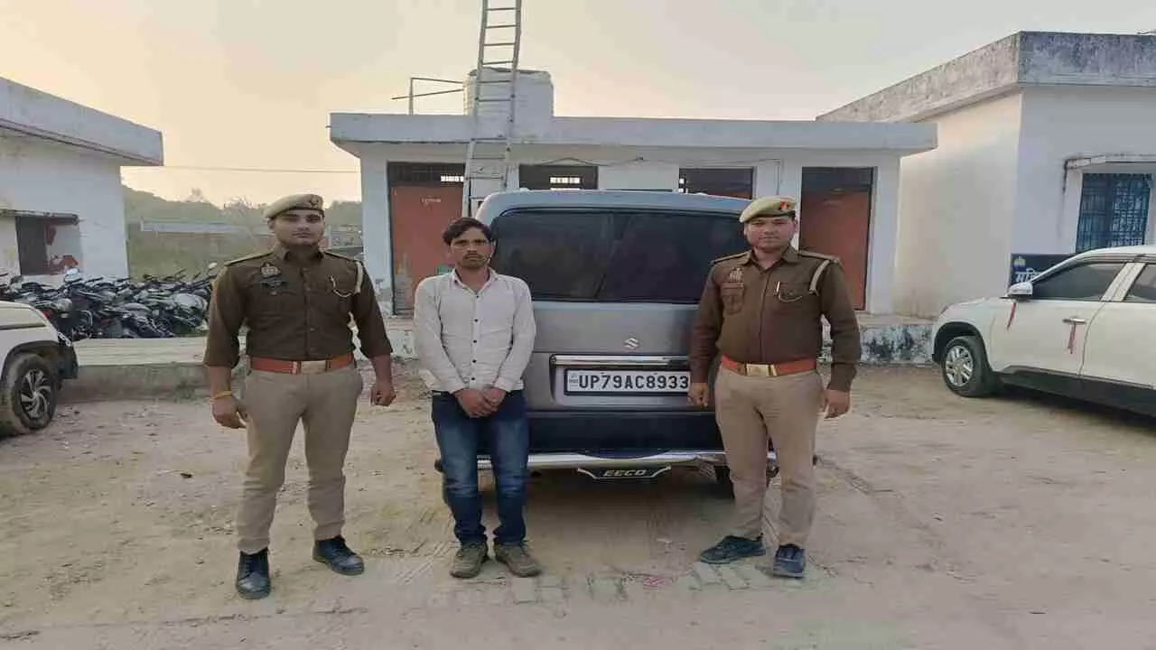 Kanpur Dehat News: कानपुर देहात में पुलिस मुठभेड़, फायरिंग में पकड़े गए दो शातिर बदमाश, कार से करते थे चोरी