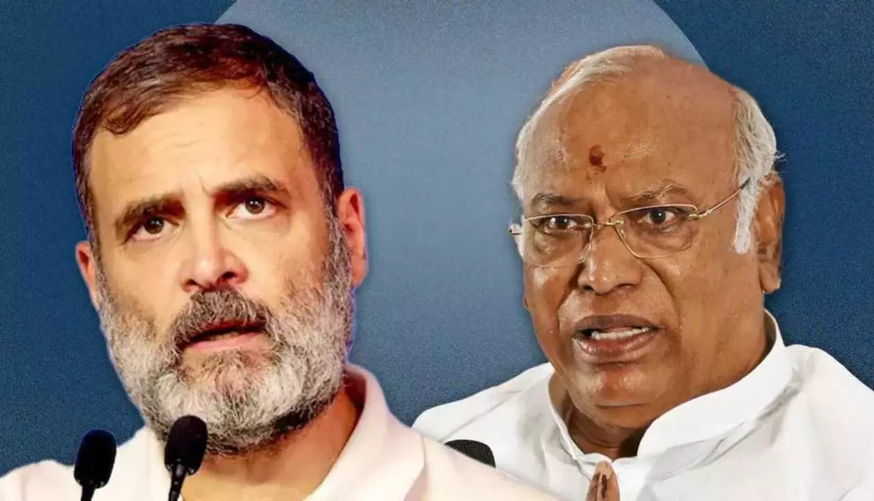 Rahul Gandhi and Congress President Mallikarjun Kharge