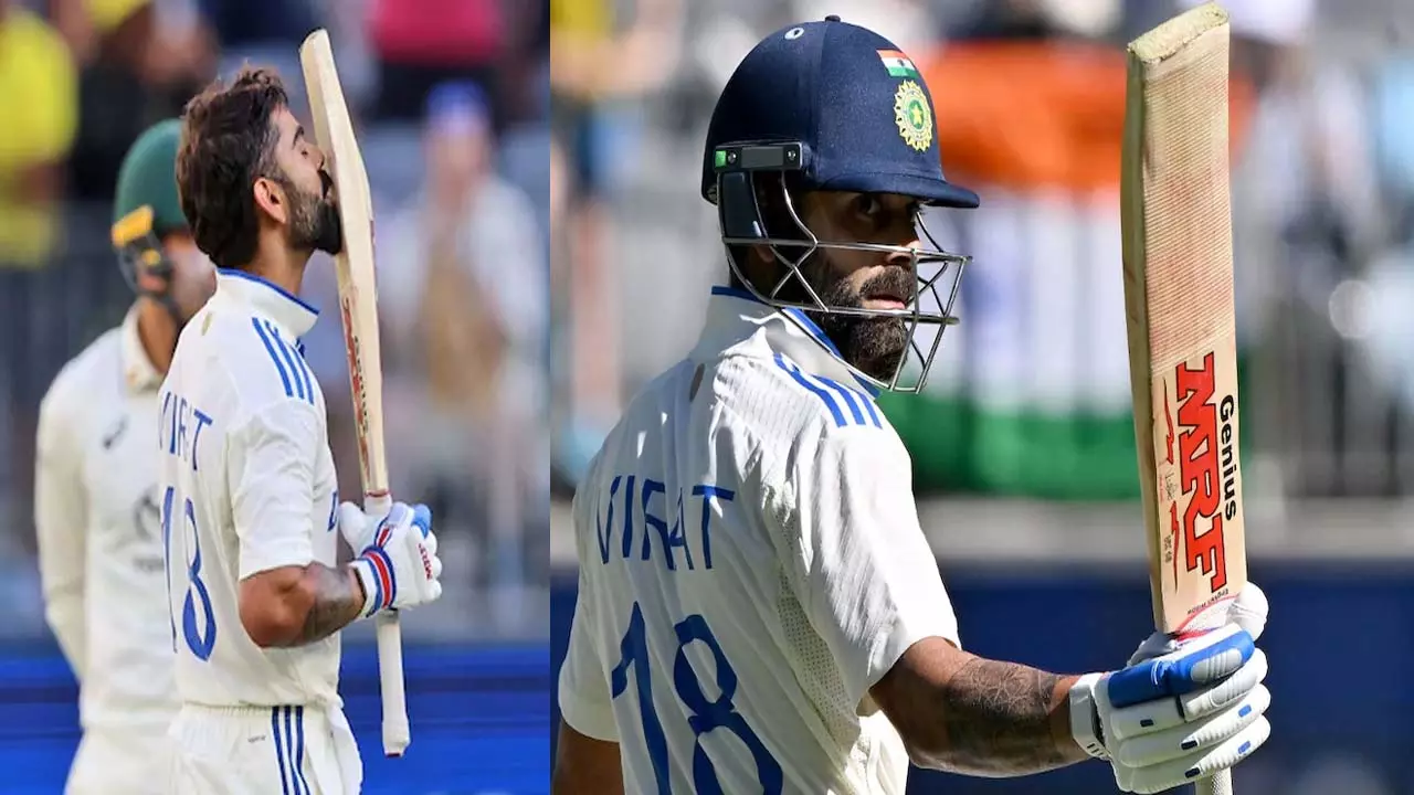 Virat Kohli breaks Sachin Tendulkar and Don Bradmans record in Perth Test match