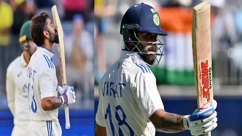 Virat Kohli breaks Sachin Tendulkar and Don Bradmans record in Perth Test match