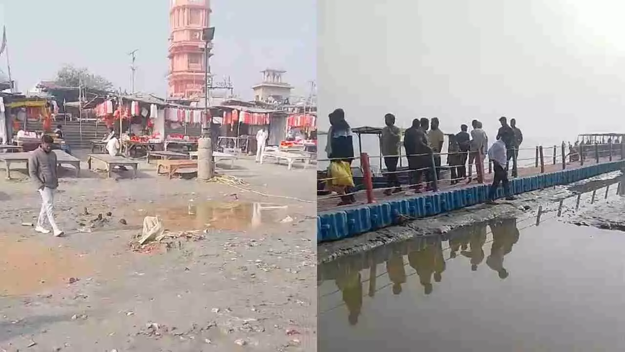 low water level of Ganga