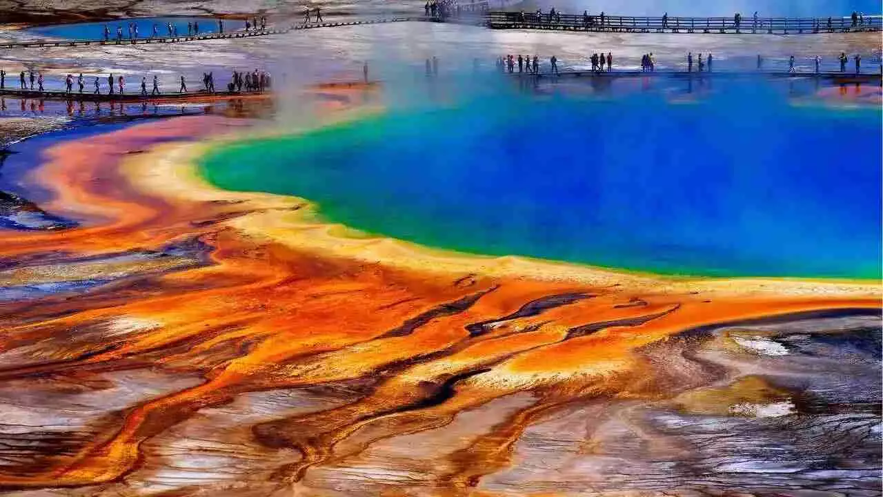 Colorful Lakes and rivers in World