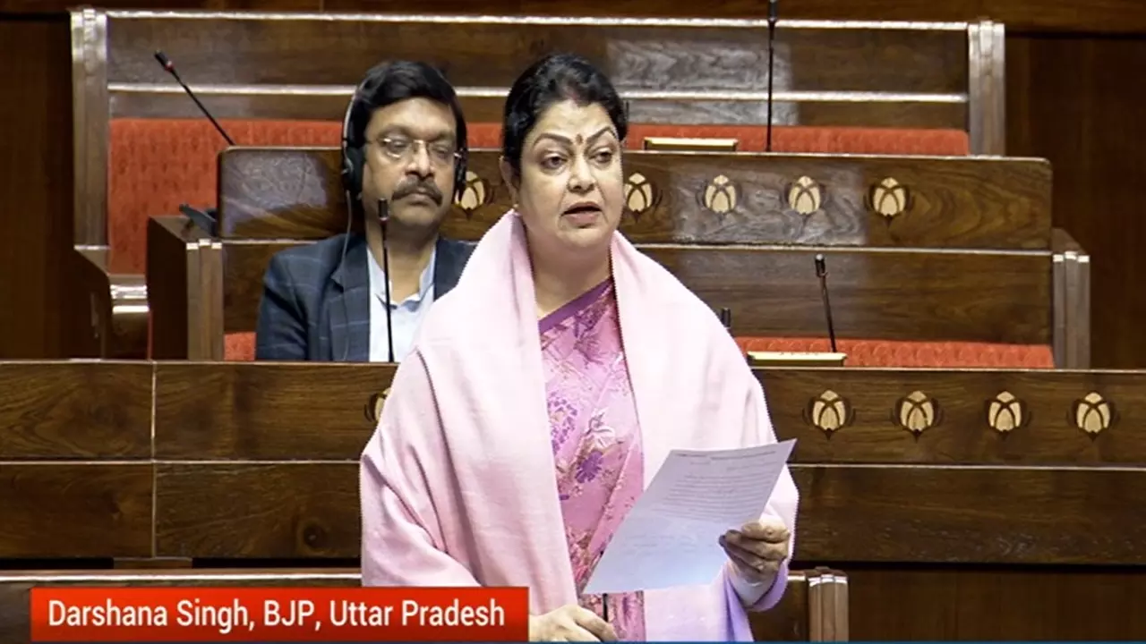 RajyaSabha MP Darshna Singh demanded Central Agricultural University Chandauli news in hindi