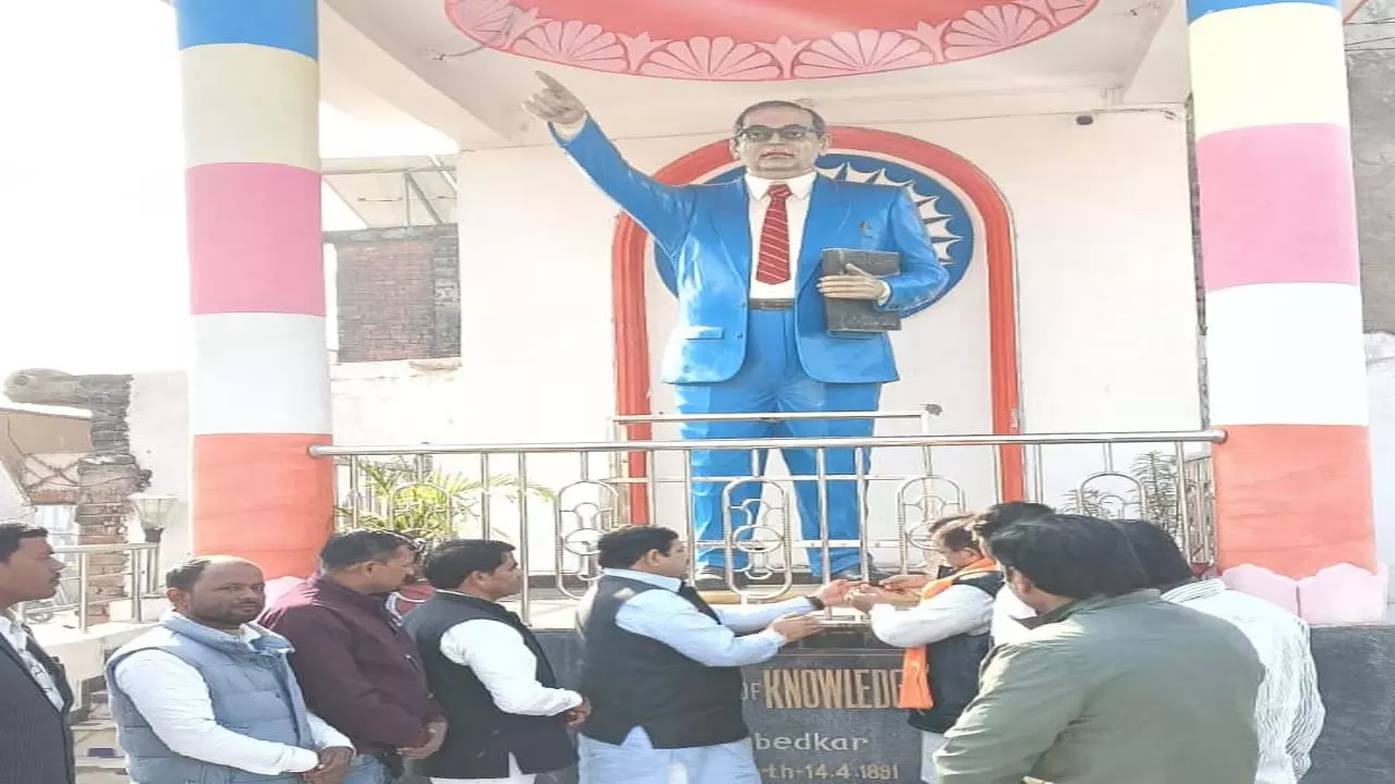 On Parinirvana Day, Dr. Tribute paid in memory of Bhimrao Ambedkar