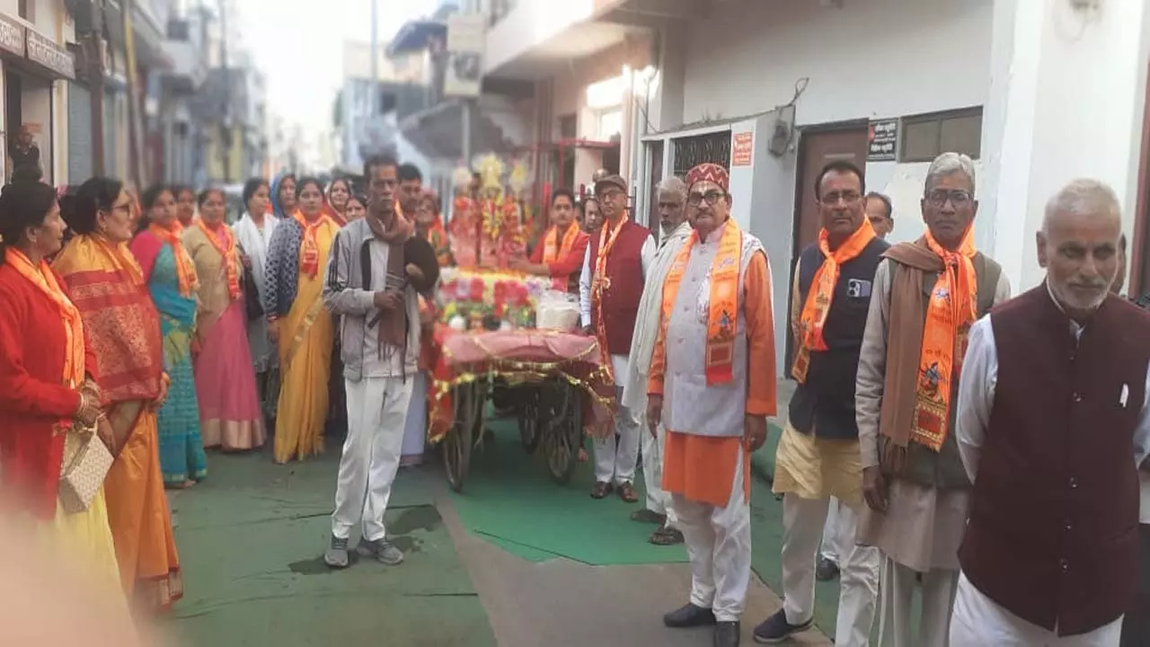 Sitaram marriage ceremony on December 6, women gather for Pav Pujan at Ram Darbar