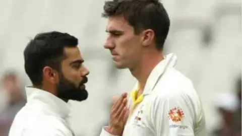 Pat Cummins Virat Kohli (Credit: Social Media)