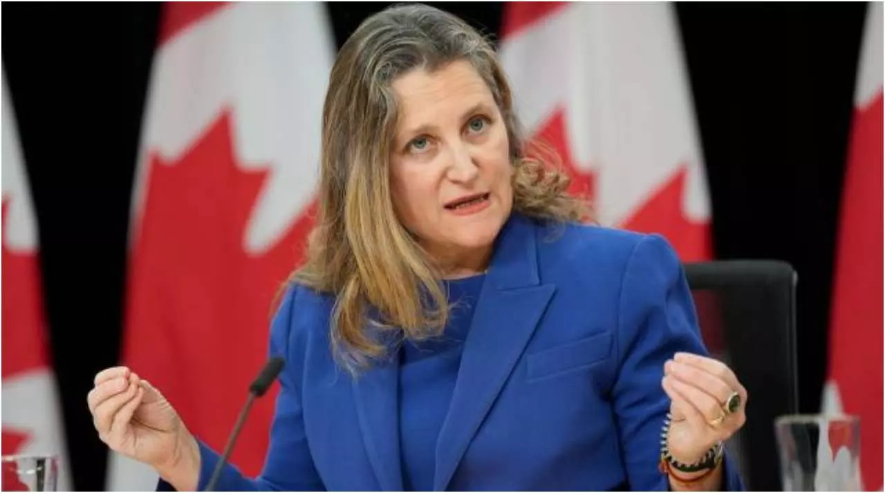 Chrystia Freeland : कनाडा की उप प्रधानमंत्री क्रिस्टिया फ्रीलैंड ने दिया इस्तीफा