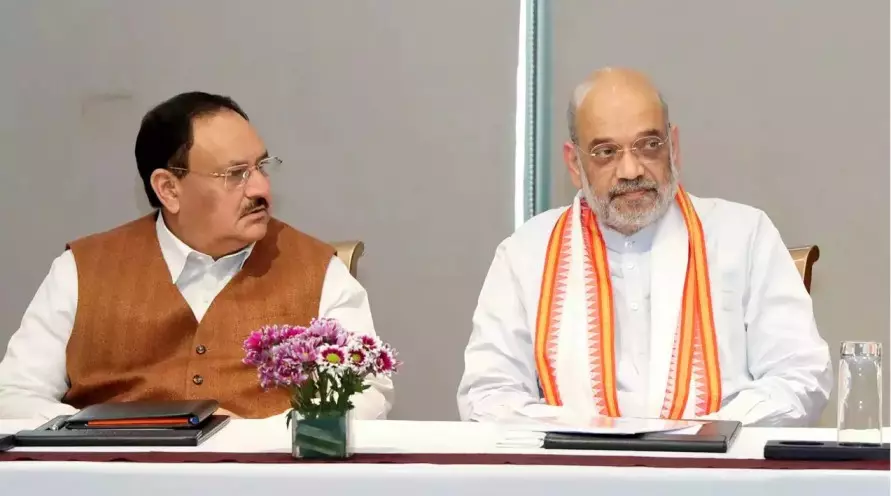 Amit Shah and JP Nadda