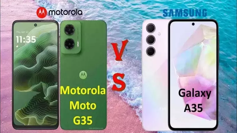 Samsung Galaxy A55 vs Moto G35 5G (Credit: Social Media)