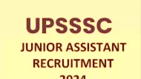 UPSSSC Junior Assistant Recruitment 2024: जूनियर असिस्टेंट पदों के लिए आवेदन हुए शुरू, जानें क्या है प्रक्रिया