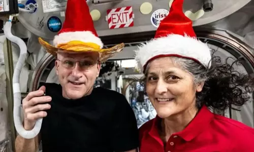 Sunita Williams Christmas video causes controversy