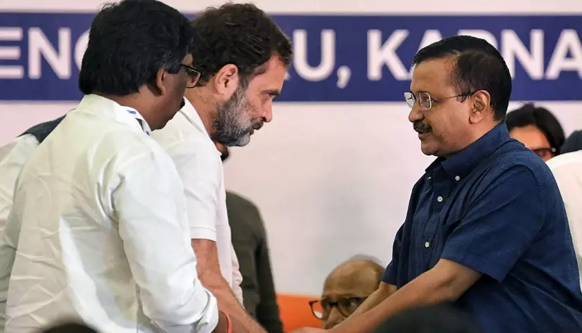 Rahul Gandhi and Arvind Kejriwal