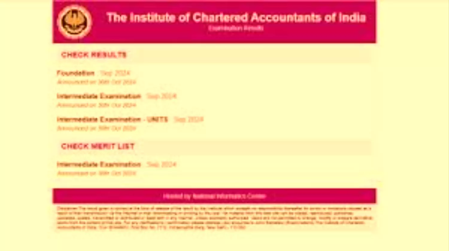 ICAI CA final result 2024: ICAI CA का फाइनल परिणाम जारी, यहां देखें मेरिट लिस्ट