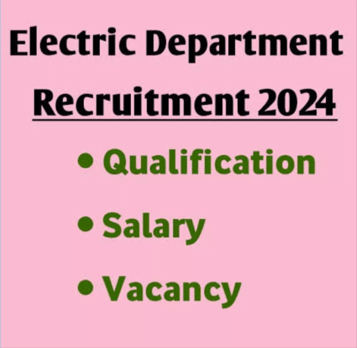 Electric department jobs 2024: विद्युत विभाग में निकली नौकरी, जानें क्या है आवेदन क़ी प्रक्रिया