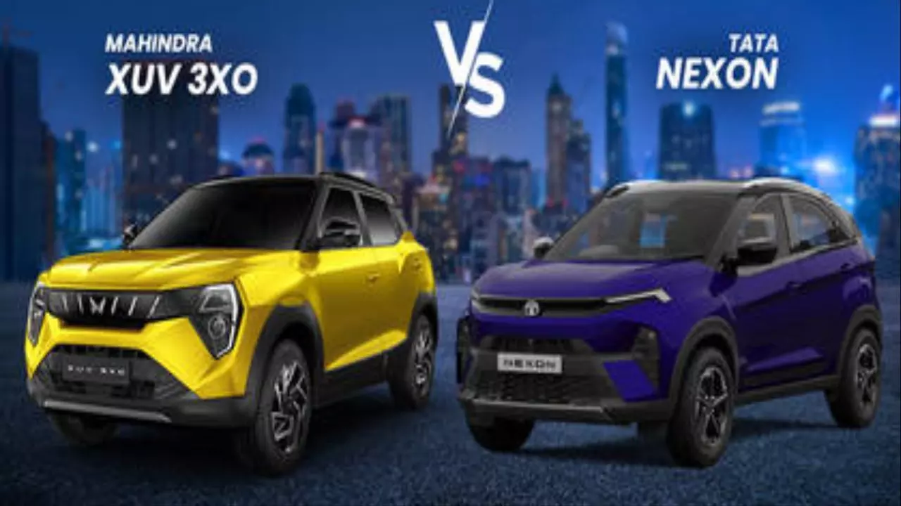 Tata Nexon vs Mahindra XUV 3X0 (Credit: Social Media)