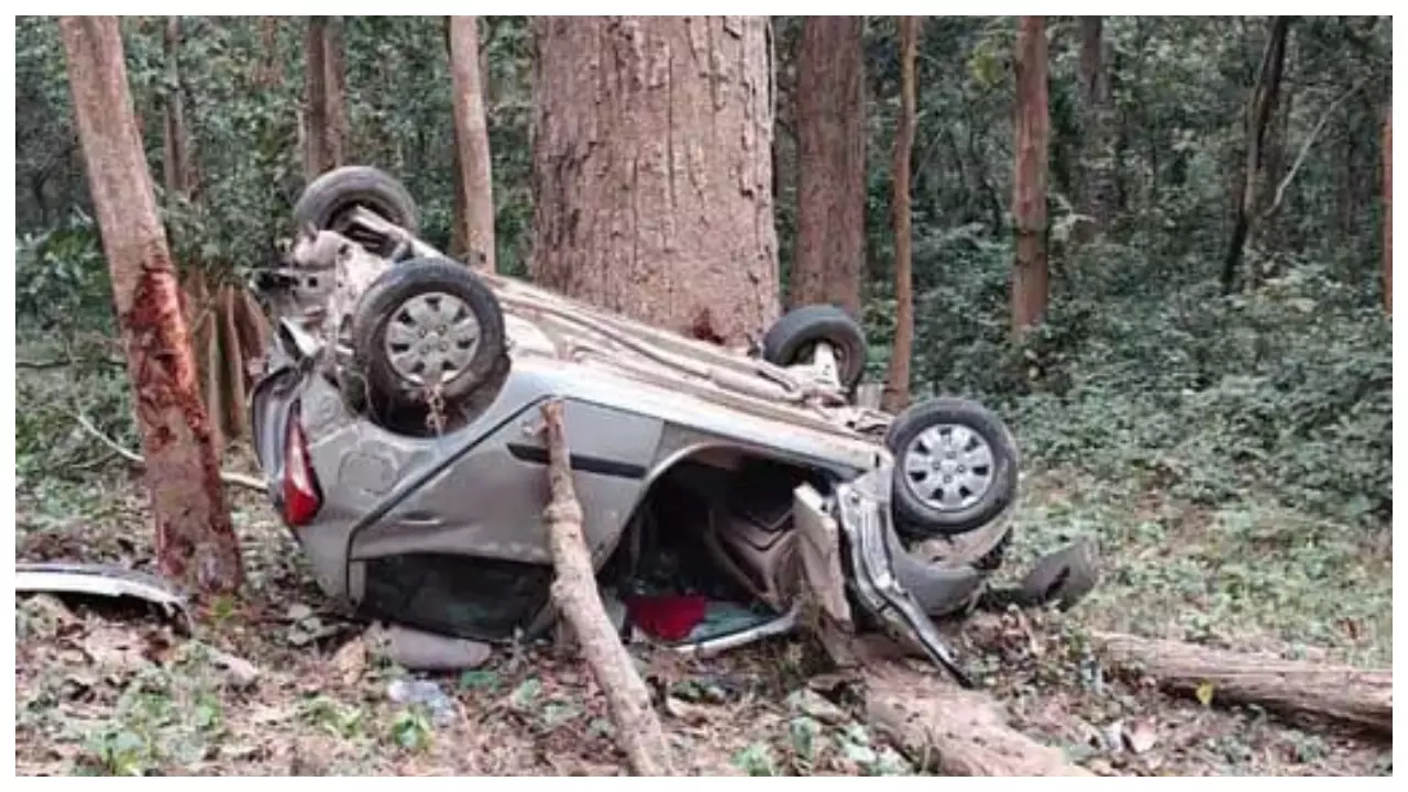 Bahraich Car Accident (Pic- Social- Media)