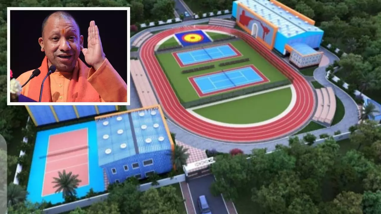 CM Yogi Adityanath Program First Mini Sports Complex Inauguration in Gorakhpur