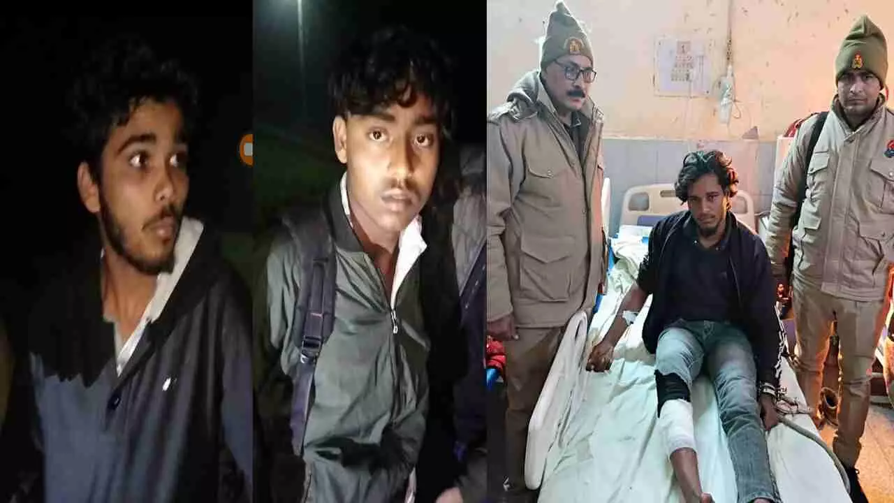 Bulandshahr News: अरनिया पुलिस की लुटेरों से मुठभेड़, 1 लंगड़ा, 3 लुटेरे गिरफ्तार