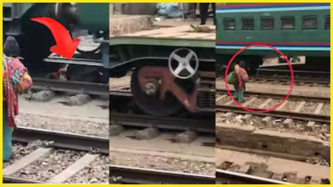 Video Viral Mathura Junction Train Running Over a Woman