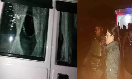Kannauj News: शराब के विवाद में पहुंची पुलिस पर हुआ पथराव, गाड़ी के टूटे शीशे, सिपाही हुआ घायल