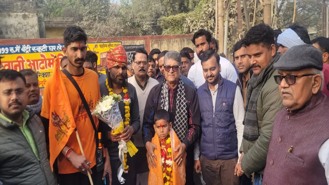 6-year-old Mohabbat reaches Ayodhya after 1000 km run