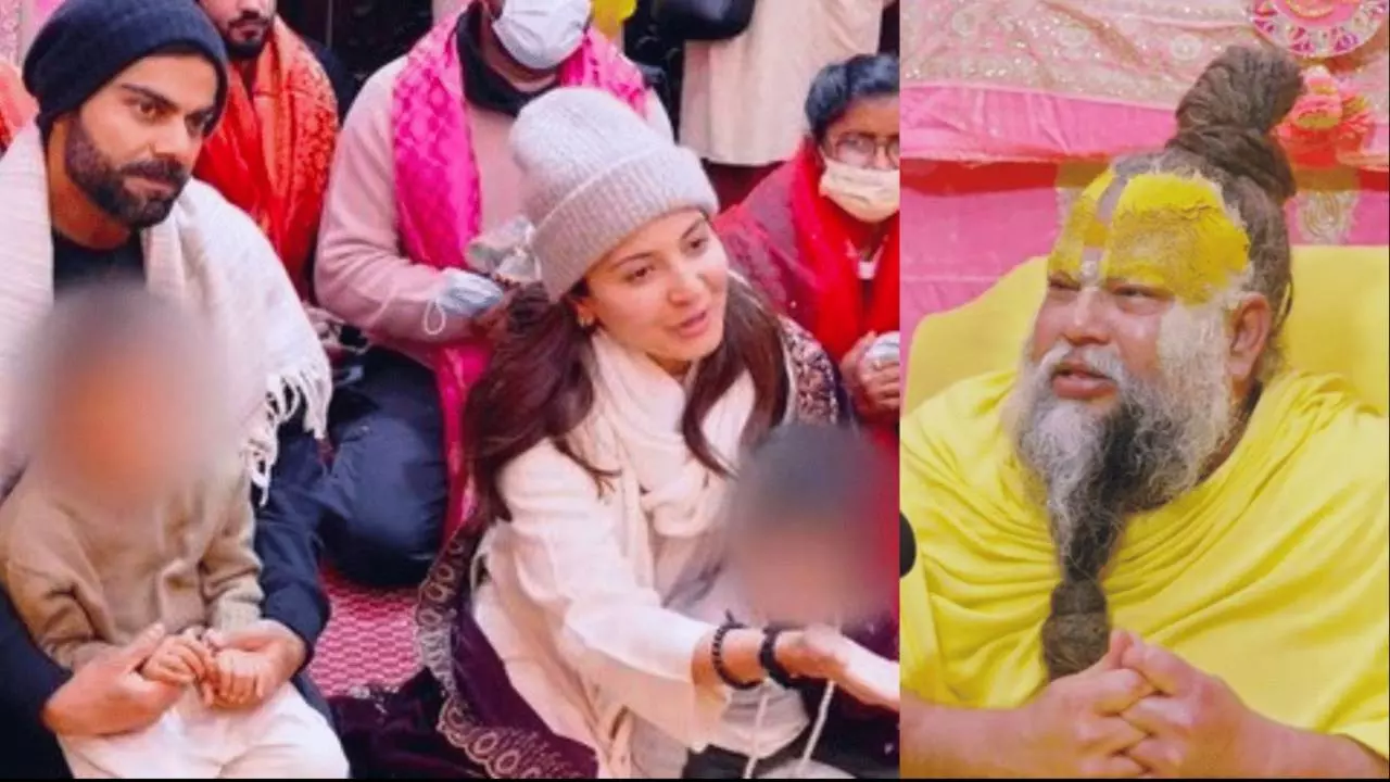 Virat Kohli-Anushka Sharma And  Premanand Maharaj Ji (Credit: Social Media)