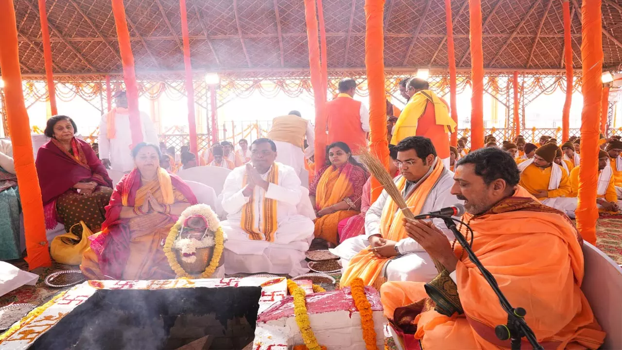 Followers of Maharishi Mahesh Yogi gather in Ayodhya, grand inauguration of Shri Ram Tarak Yajna