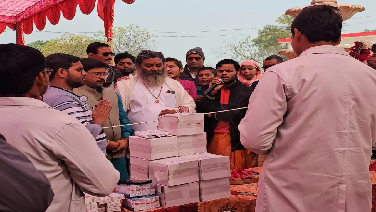 Free medical camp held, patients received treatment and medicines