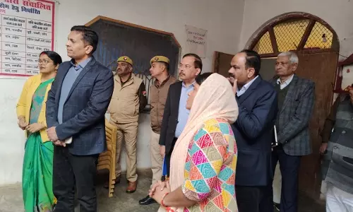 Mandalayukta Vivek inspects Disabled Centre
