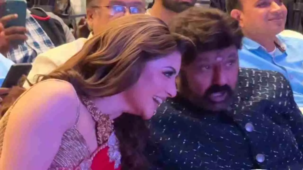 Nandamuri Balakrishna and Urvashi Rautela