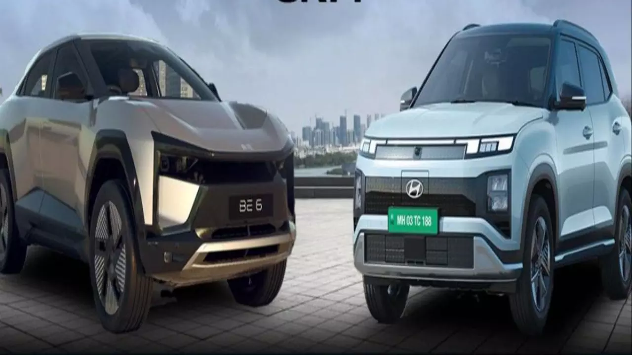 Mahindra BE 6 Vs Hyundai Creta EV (Credit: Social Media)