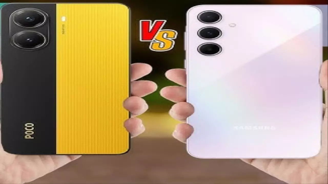 Poco X7 5G vs Samsung Galaxy A55 (Credit: Social Media)