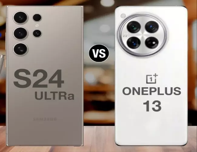 Samsung Galaxy S24 Ultra vs Oneplus 13 Price and Feature