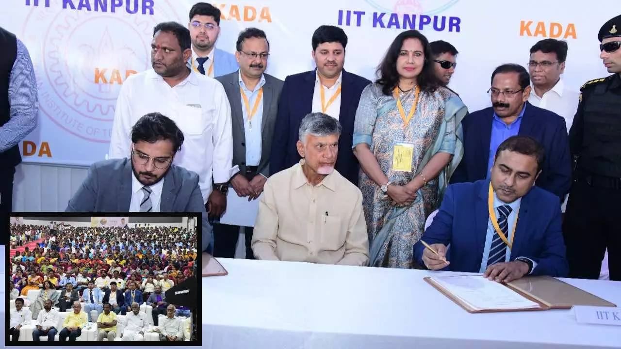 IT Kanpur and KADA Partnership Kuppam will Become Indias First Net Zero Constituency