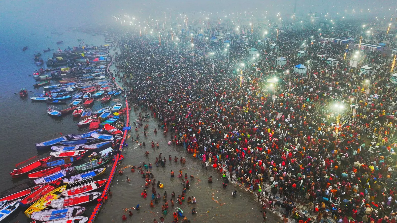 Drone Shot at Mahakumbh 2025