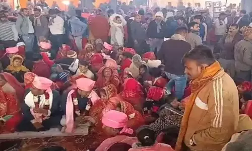 431 couples married in Numaish Pandal, 18 Muslim couples