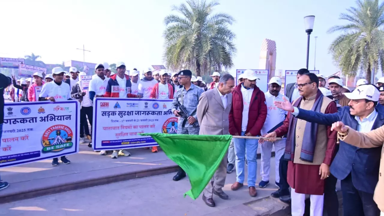 Lucknow News Today Deputy CM Brajesh Pathak Launch Road Safety Awareness Campaign