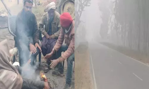 Cold wave outbreak continues in Balrampur