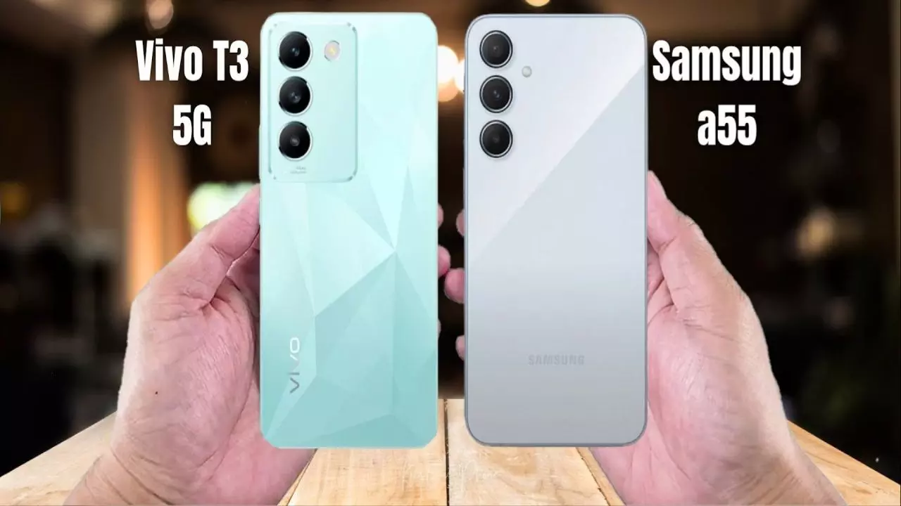 Vivo T3 5G Vs Samsung Galaxy A55 5G