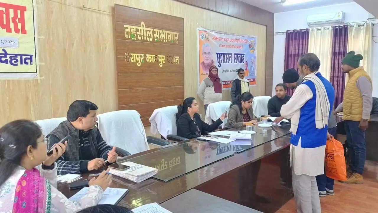 Chief Development Officer directed for resolution of complaints heard in Tehsil Derapur during the entire Resolution Day