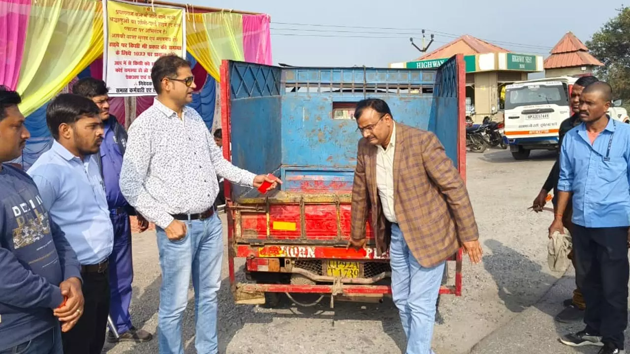 drivers and operators checked for health and eyesight in Jaloun road safety program