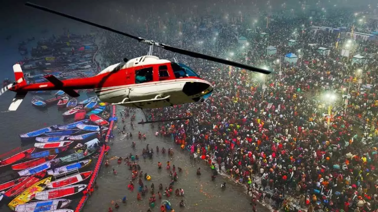 Helicopter Service in Mahakumbh 2025