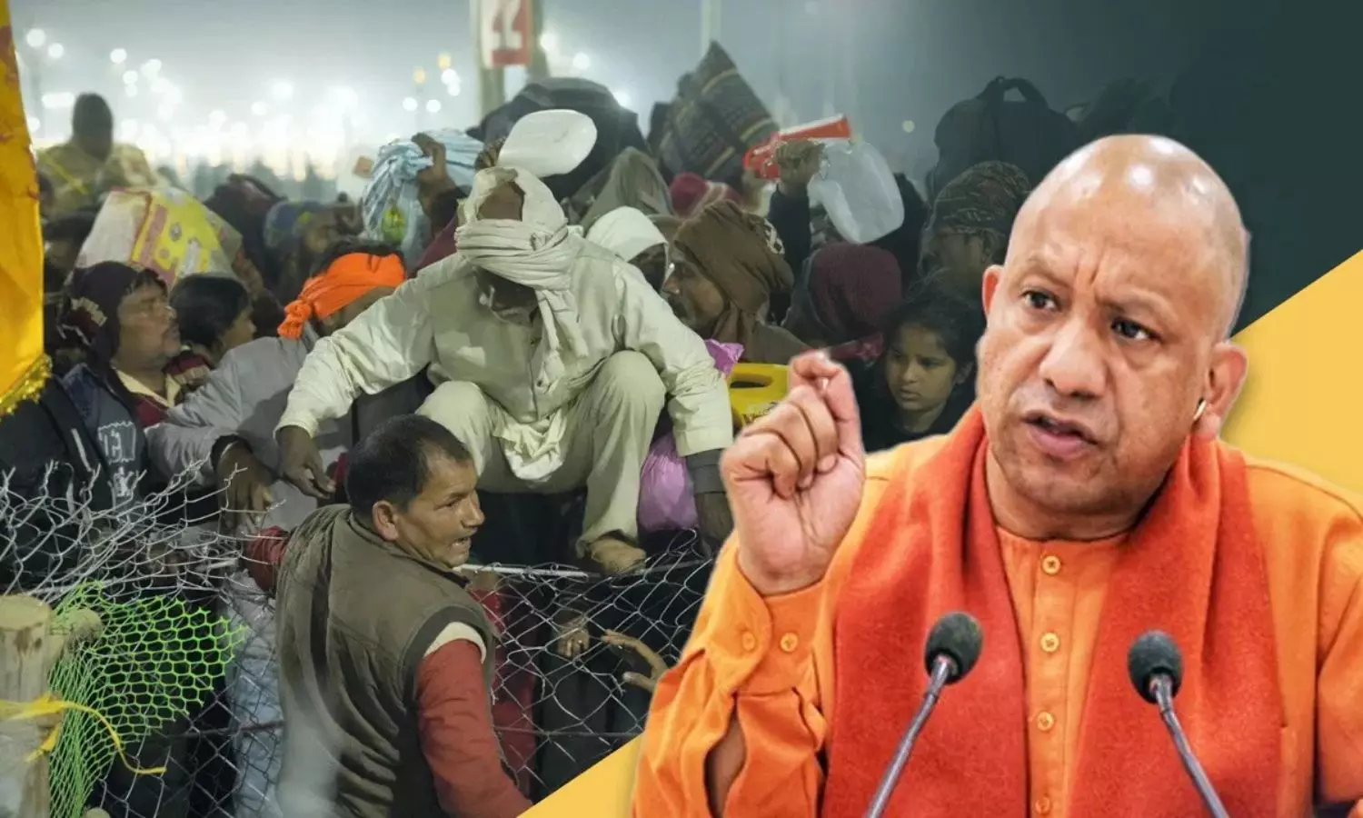 CM Yogi on Mahakumbh stampede