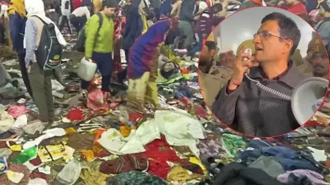 Mahakumbh Stampede Vijay Vishwas Pant viral video