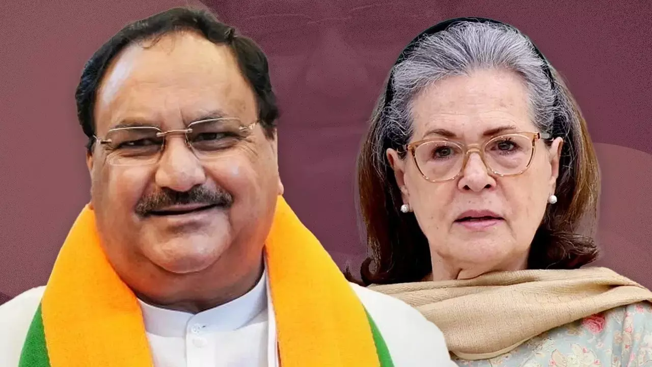 JP Nadda demand apology from Sonial Gandhi