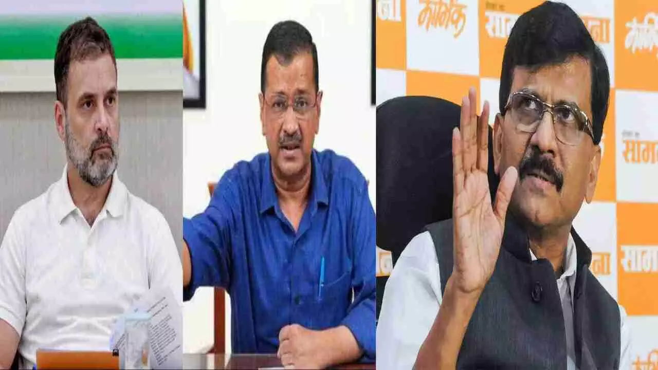 Rahul Gandhi ,Arvind Kejriwal , Sanjay Raut