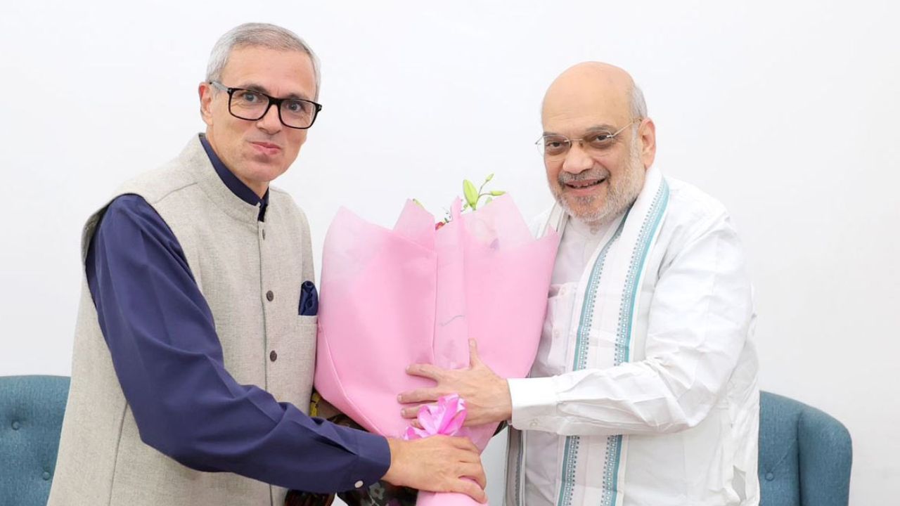 J&K CM Omar Abdullah Meets Home Minister Amit Shah