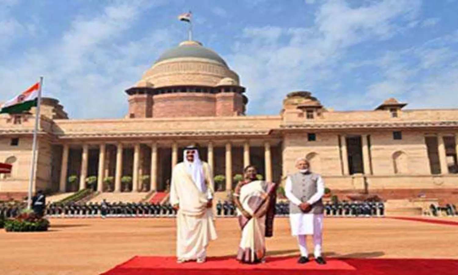 PM Modi Meeting With Amir of Qatar