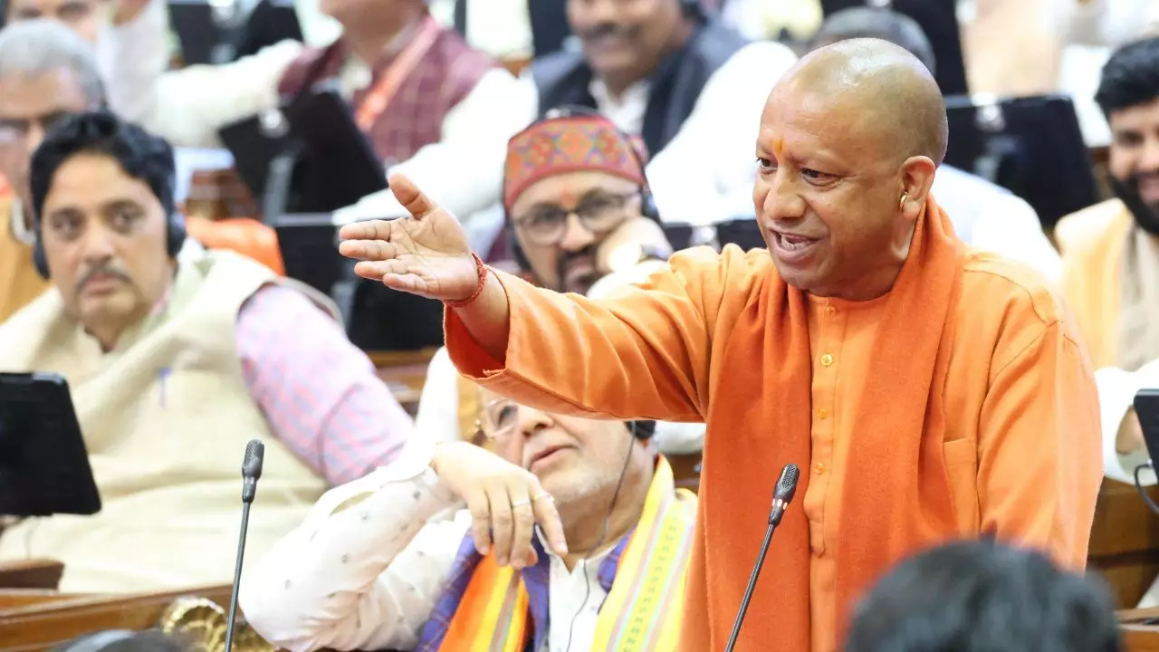 CM Yogi Speech In up  Budget Session 2025